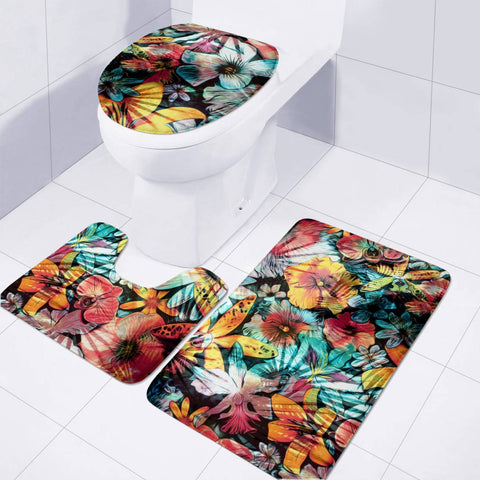 Image of Tropical Paradise Toilet Three Pieces Set