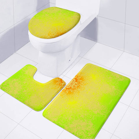 Image of Green Toilet Three Pieces Set