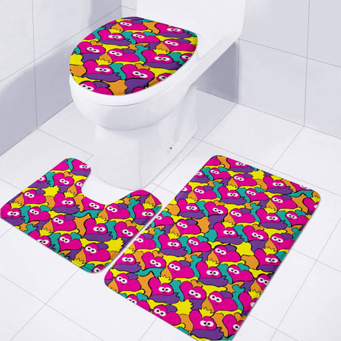 Image of Happy Hearts Toilet Three Pieces Set