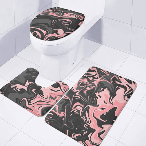 Image of Crazy Swirls Toilet Three Pieces Set