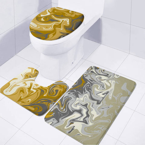 Image of Crazy Swirls Toilet Three Pieces Set