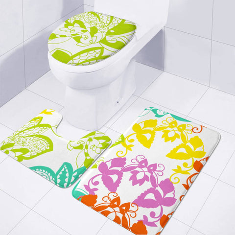 Image of Color Toilet Three Pieces Set