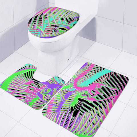 Image of Snake Skeletons Toilet Three Pieces Set