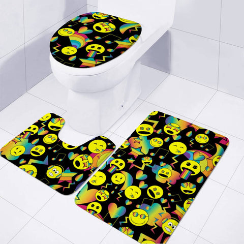 Image of Emoji Party Toilet Three Pieces Set