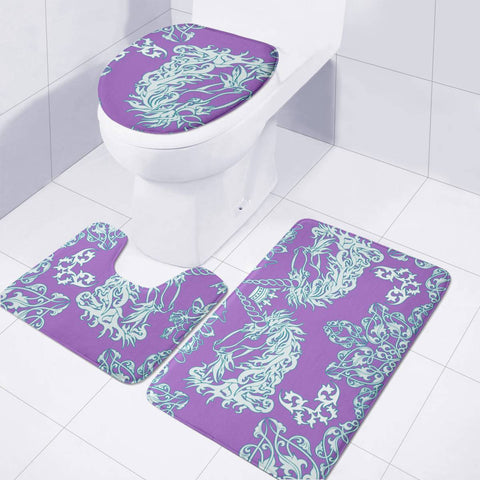 Image of Royal Unicorn Toilet Three Pieces Set