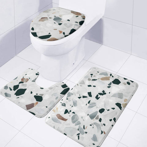 Image of Terrazzo Toilet Three Pieces Set