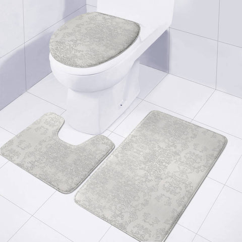 Image of Grey Toilet Three Pieces Set