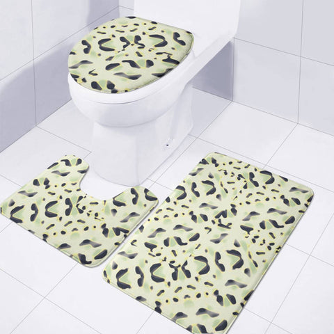 Image of Digital Modern Abstract Pattern Toilet Three Pieces Set