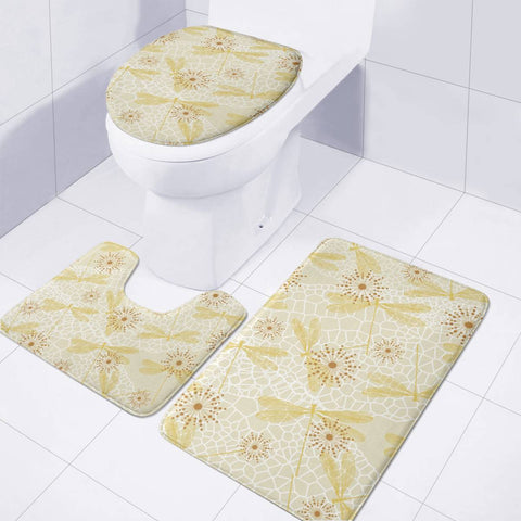 Image of Dragonfly Toilet Three Pieces Set