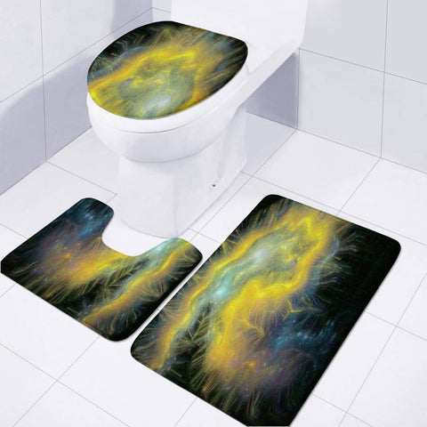 Image of Shamanic Wings. Toilet Three Pieces Set