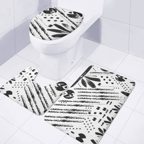 Image of Simple Forms Toilet Three Pieces Set