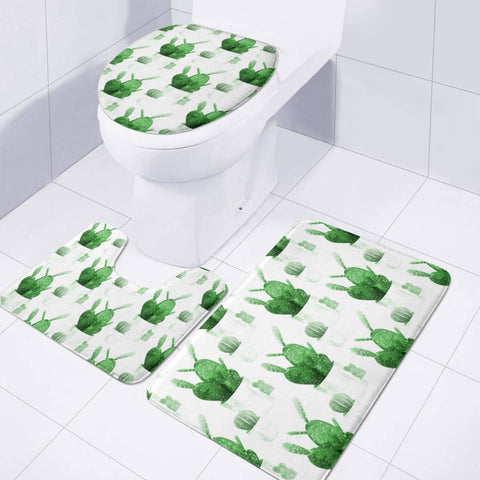 Image of Mini Cactus Toilet Three Pieces Set