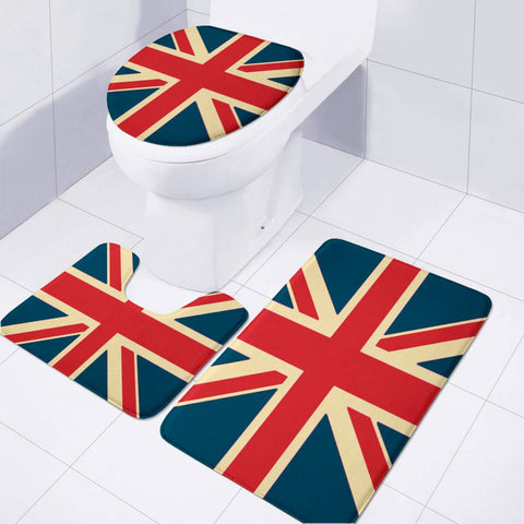 Image of Drapeau Uk Toilet Three Pieces Set