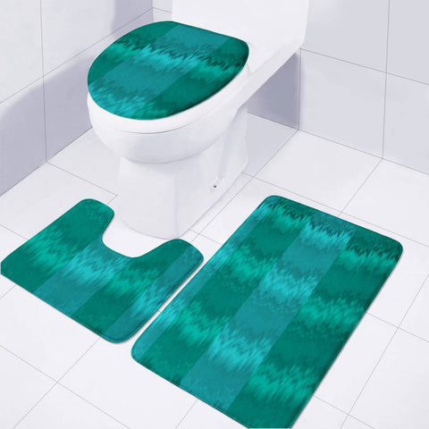 Image of Sea Of Colors Toilet Three Pieces Set