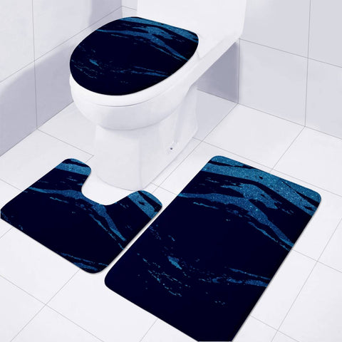 Image of Dream In Blue Toilet Three Pieces Set