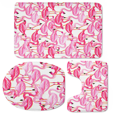 Image of Flamingo Toilet Three Pieces Set
