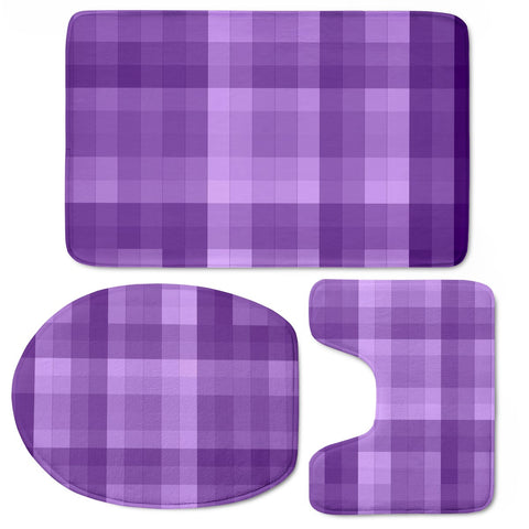 Image of Purple Blade Toilet Three Pieces Set