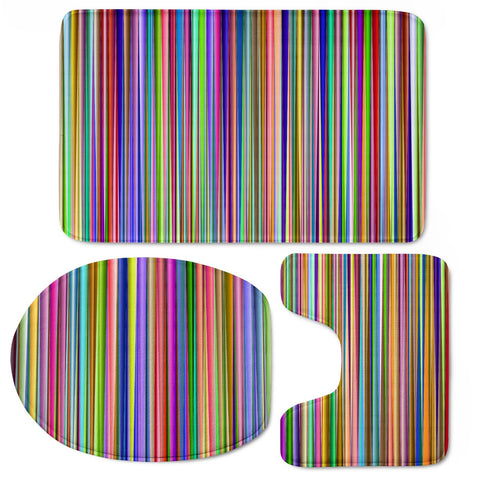 Image of Technicolor Toilet Three Pieces Set