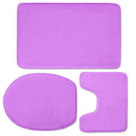 Image of Helio Purple Toilet Three Pieces Set