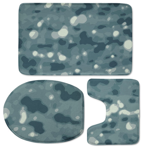 Image of Abstract Texture Surface Print Toilet Three Pieces Set