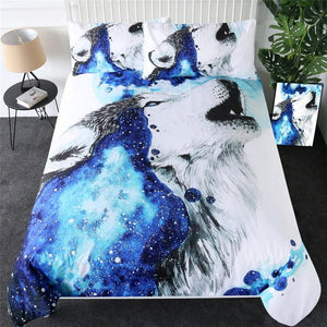 Howling Wolf by Scandy Girl Comforter Set - Beddingify