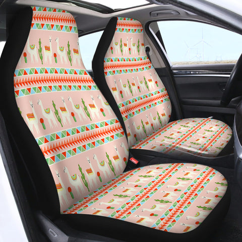 Image of Cactus Llama SWQT0511 Car Seat Covers