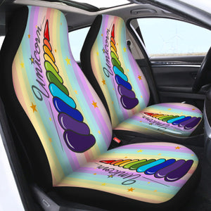 Rainbow Horn SWQT0012 Car Seat Covers