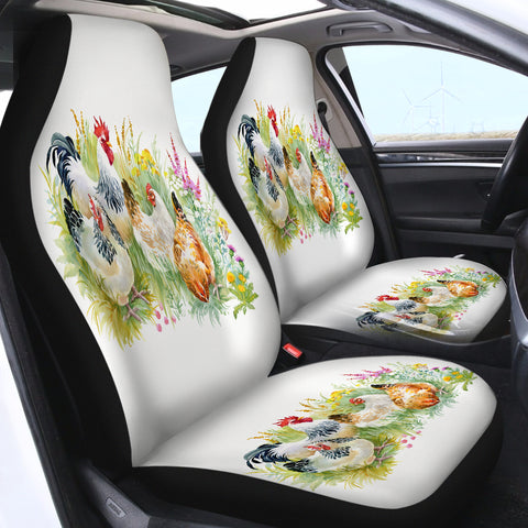 Image of Chickens SWQT1099 Car Seat Covers