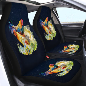 Chickens SWQT1193 Car Seat Covers