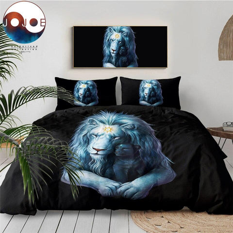 Image of Child of Light Black by JoJoesArt Comforter Set - Beddingify