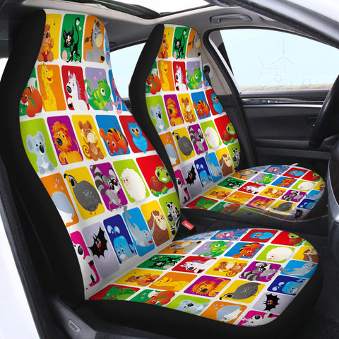 Image of Animal Alphabet SWQT1707 Car Seat Covers