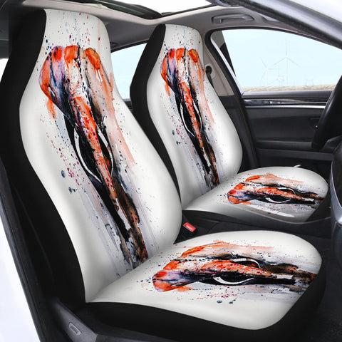 Image of Colorful Elephant SWQT0522 Car Seat Covers