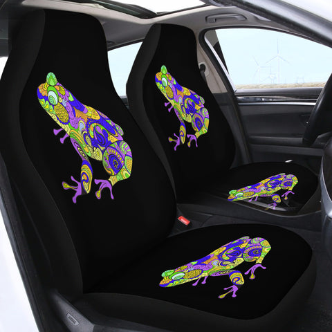 Image of Colorful Frog SWQT1998 Car Seat Covers