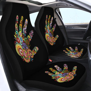 Colorful Hand SWQT1996 Car Seat Covers
