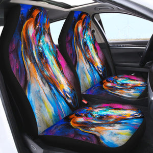 Colorful Horse SWQT0670 Car Seat Covers