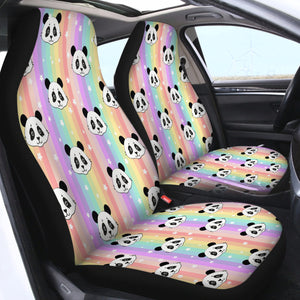 Colorful Panda SWQT0057 Car Seat Covers