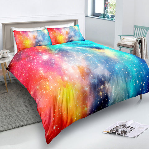 Image of Colorful Universe Bedding Set - Beddingify