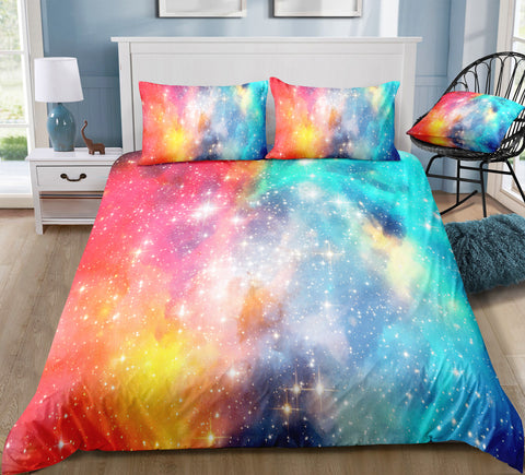Image of Colorful Universe Bedding Set - Beddingify
