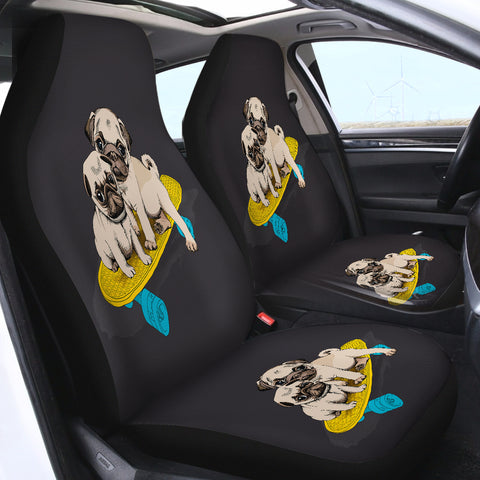 Image of Couple Dog SWQT1005 Car Seat Covers