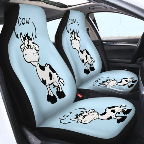 Image of Cow SWQT0742 Car Seat Covers