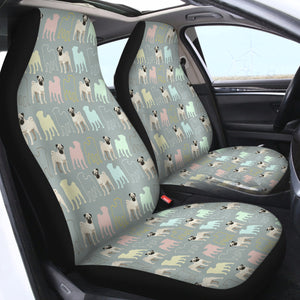 Cute Dog SWQT0985 Car Seat Covers