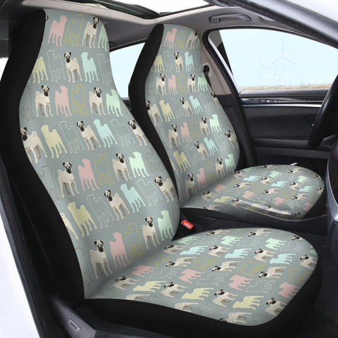 Image of Cute Dog SWQT0985 Car Seat Covers