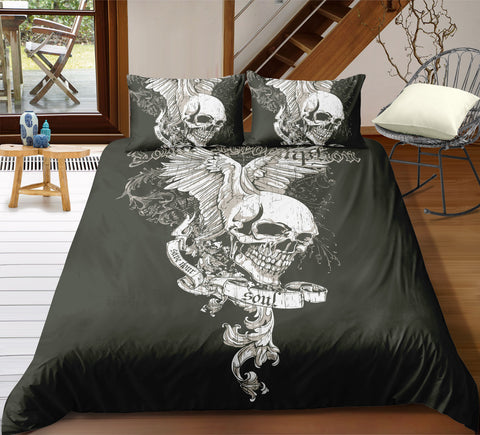 Image of Eagle Soul Skull Bedding Set