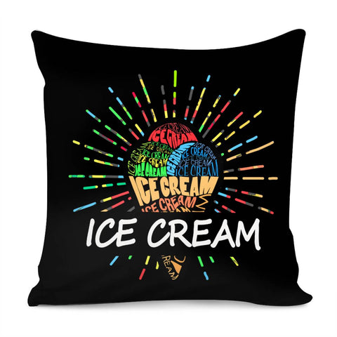 Image of Bursting Ice Cream Pillow Cover