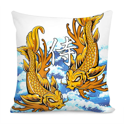 Image of Koi Fish Pillow Cover