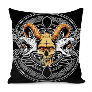 Devil And Viper Pillow Cover