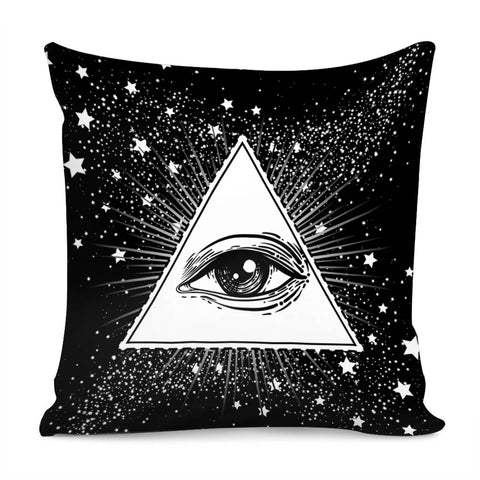 Image of Geometrical Star Eyes Pillow Cover