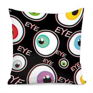 Cartoon Eyes Pillow Cover