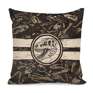 Dinosaurs Fossils Pillow Cover