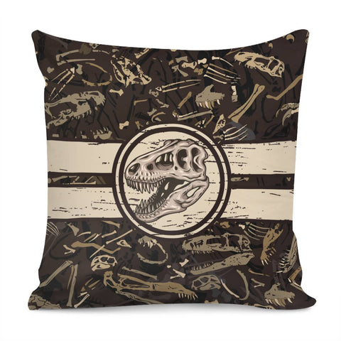 Image of Dinosaurs Fossils Pillow Cover